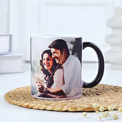 Customized Mugs| Personalized Black Magical Cup