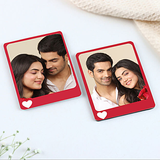 Customized Love theme Fridge Magnet for Couples