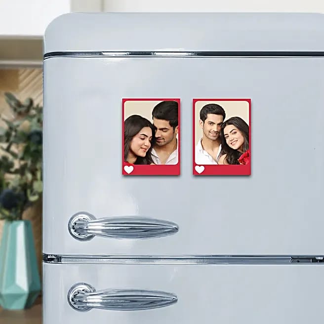 Customized Love theme Fridge Magnet for Couples