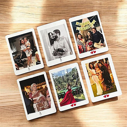 Customized Polaroid Family Moments Fridge Magnet Gift Set | Set of 6
