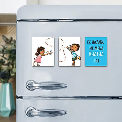 Sibling Bond Fridge Magnet Gift Set