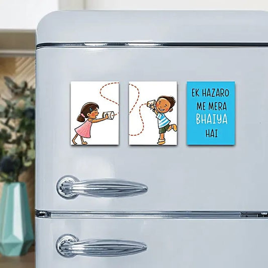 Sibling Bond Fridge Magnet Gift Set