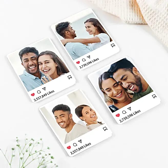 Customized Instagram theme fridge magnet | set of 4