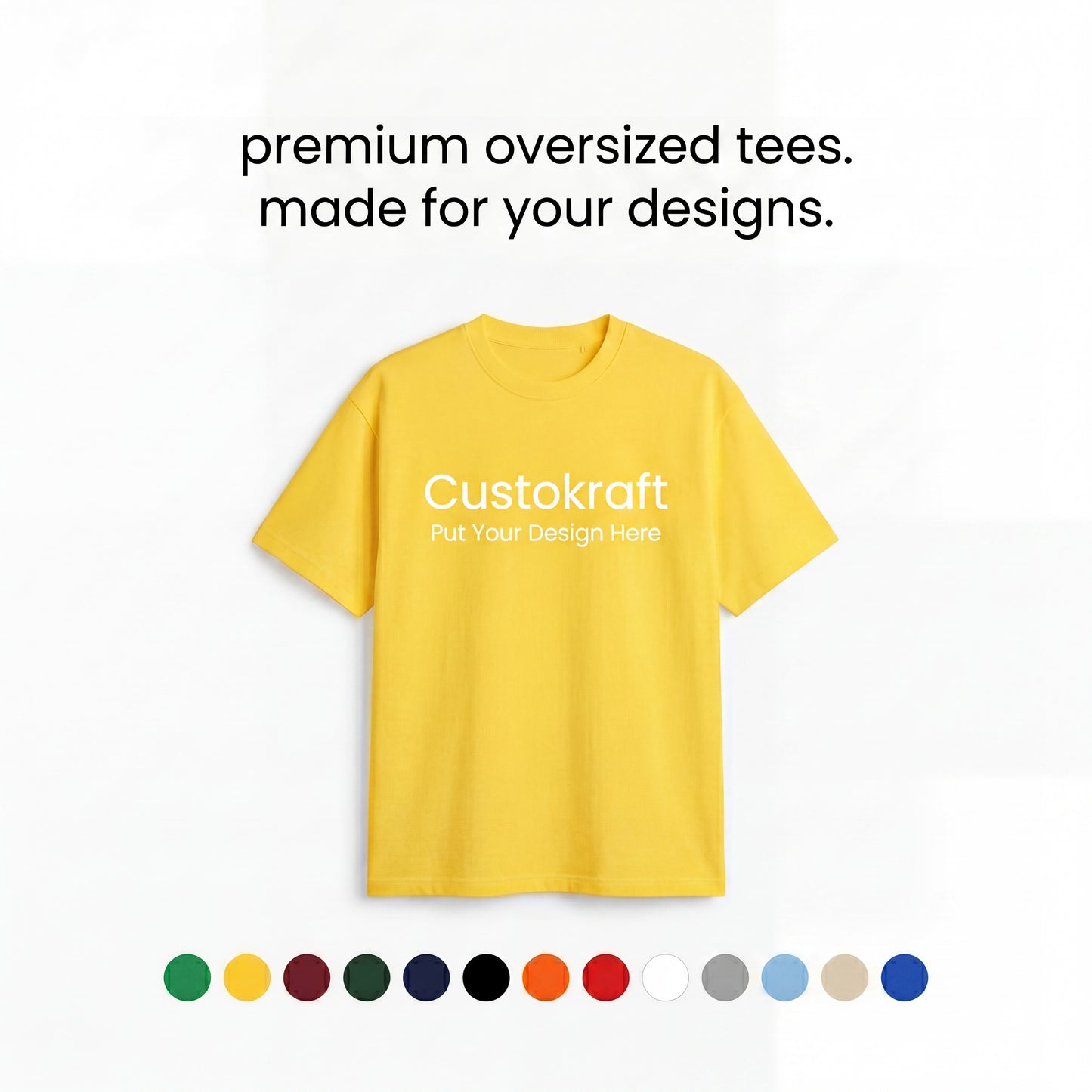 Round Neck T-Shirts / Customized