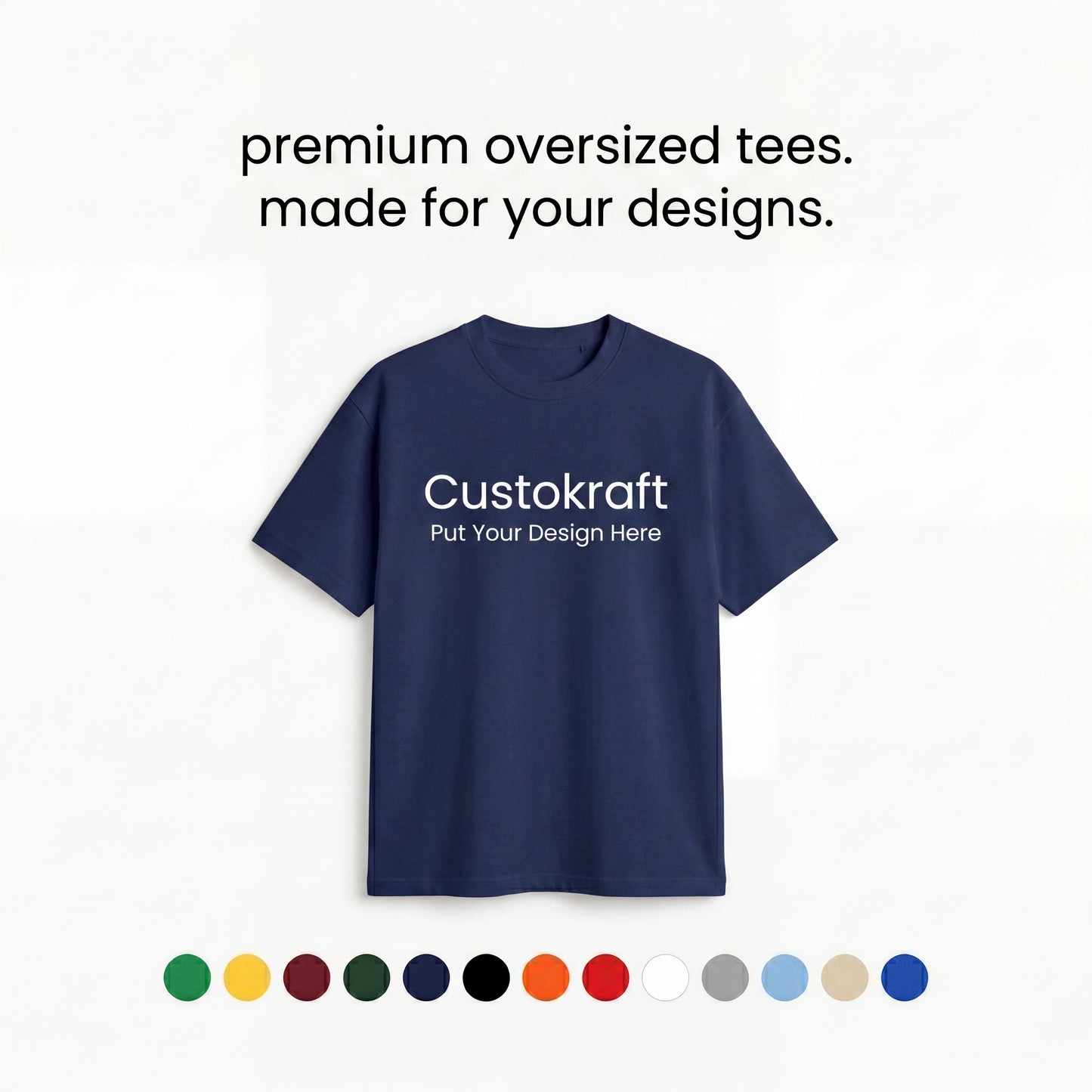 Round Neck T-Shirts / Customized