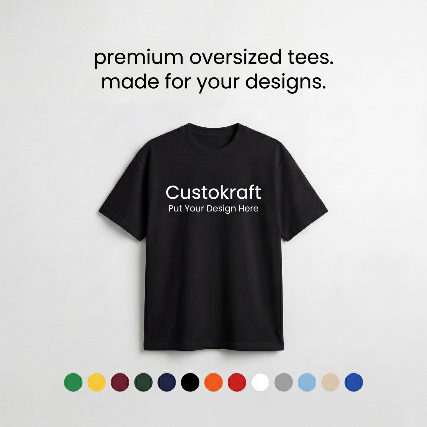 Round Neck T-Shirts / Customized