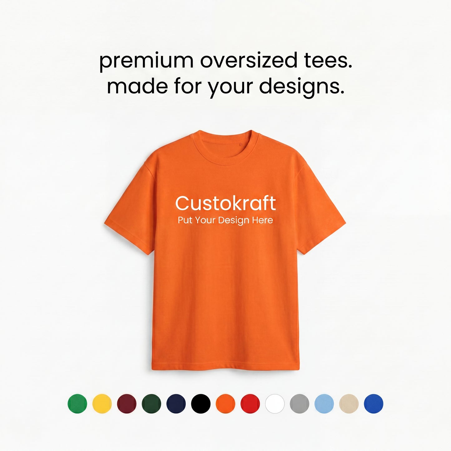 Round Neck T-Shirts / Customized