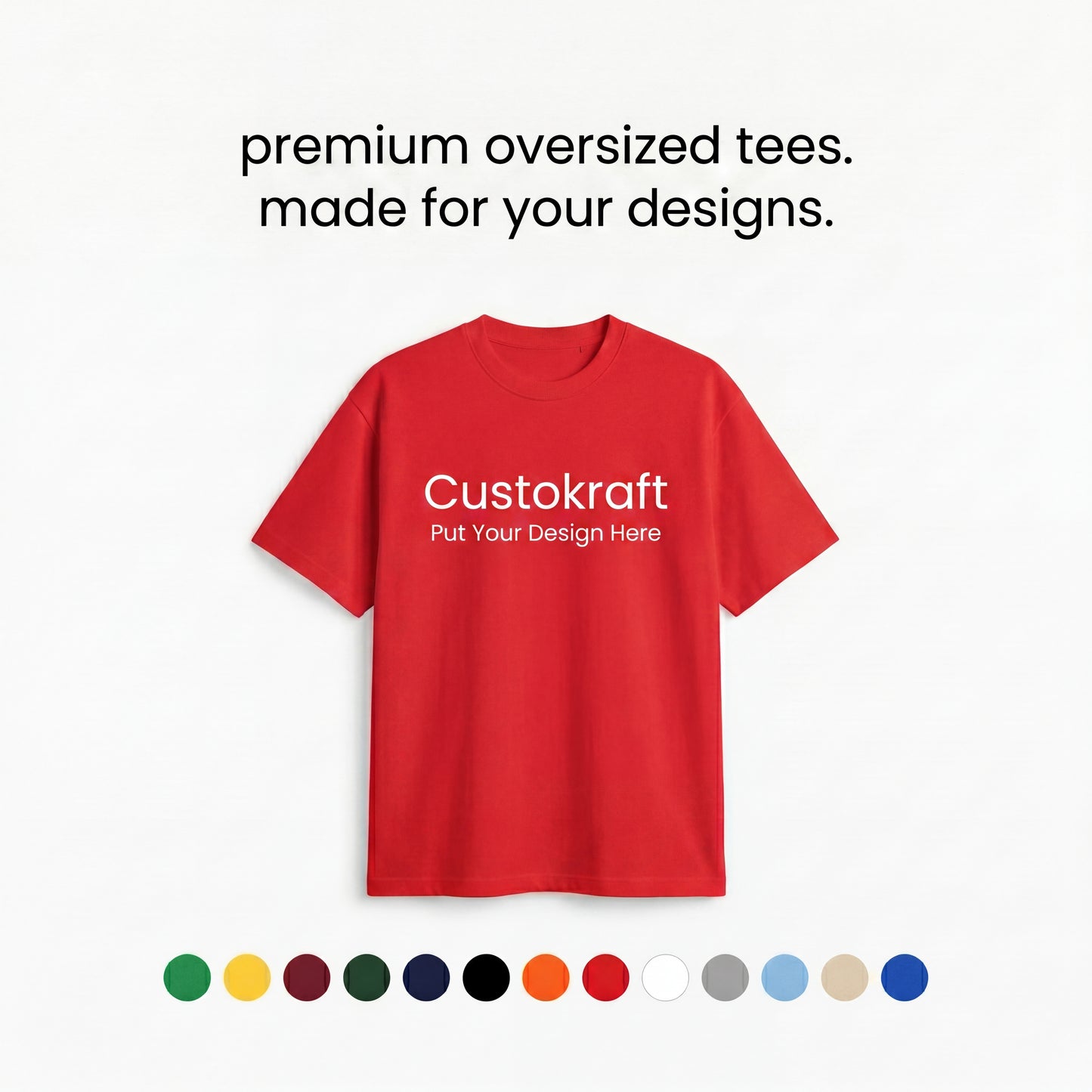Round Neck T-Shirts / Customized