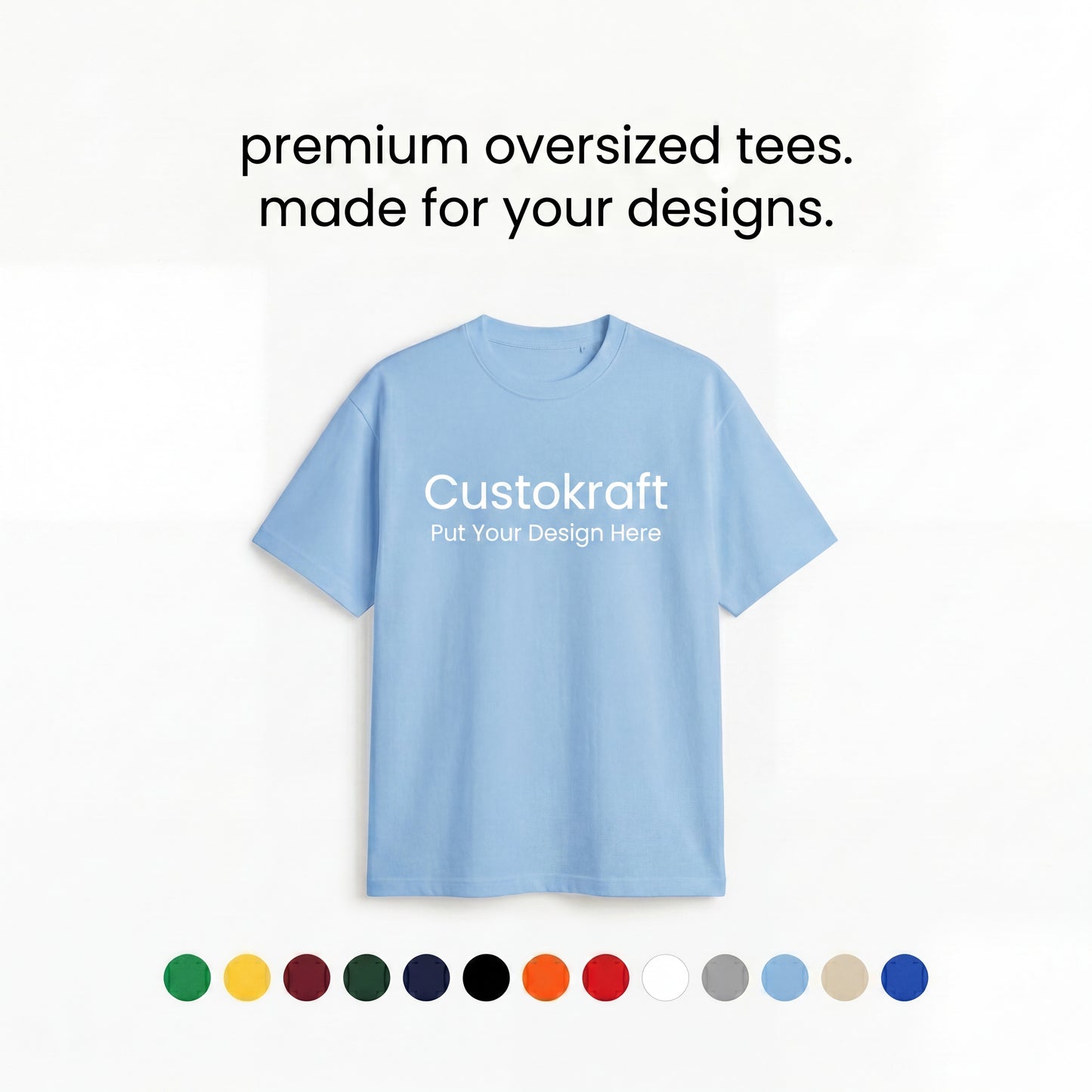 Round Neck T-Shirts / Customized