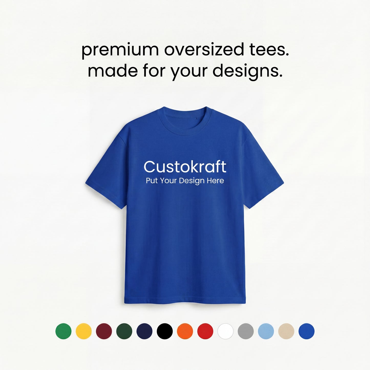 Round Neck T-Shirts / Customized